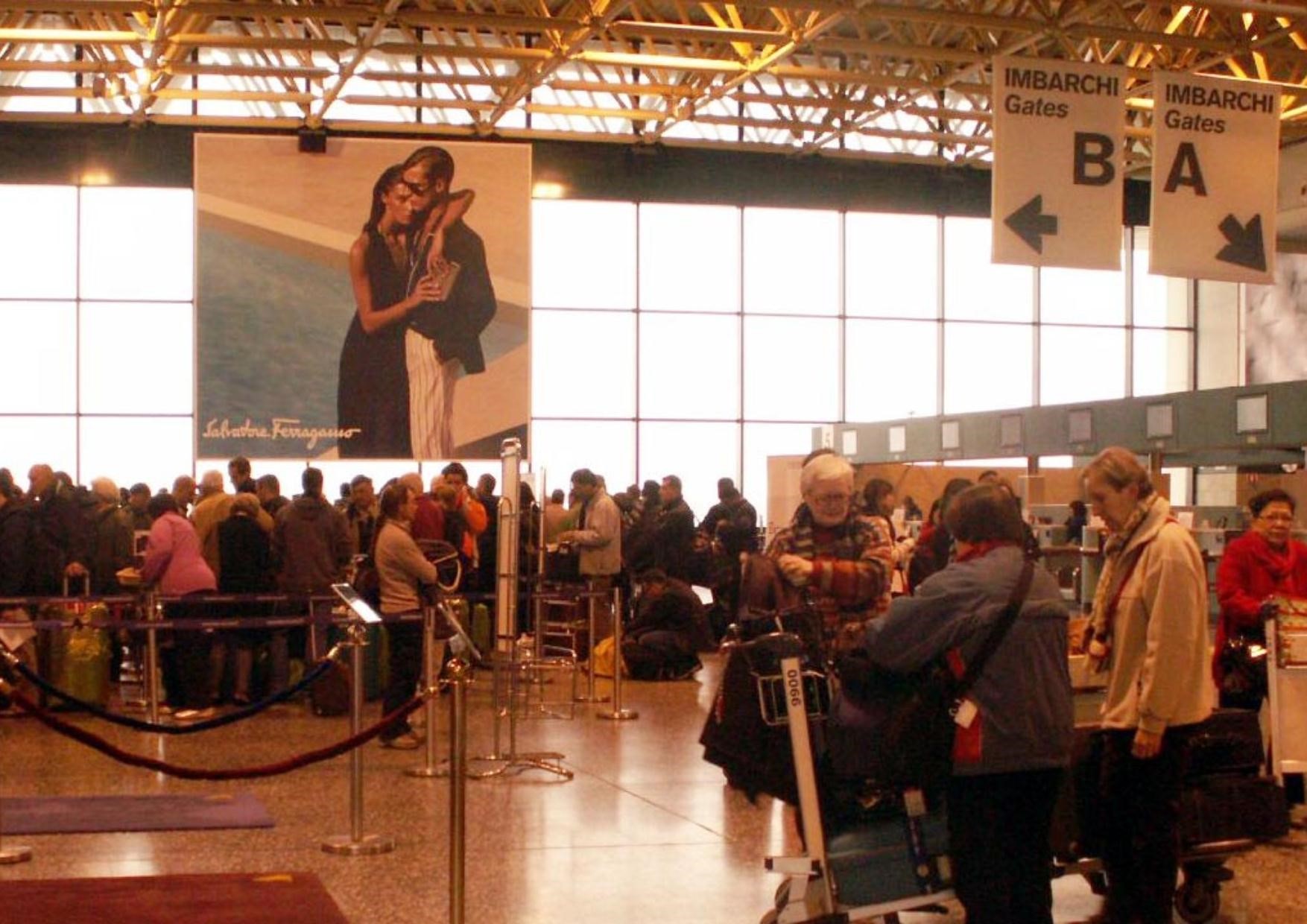 banner pubblicitari in aeroporto a Malpensa