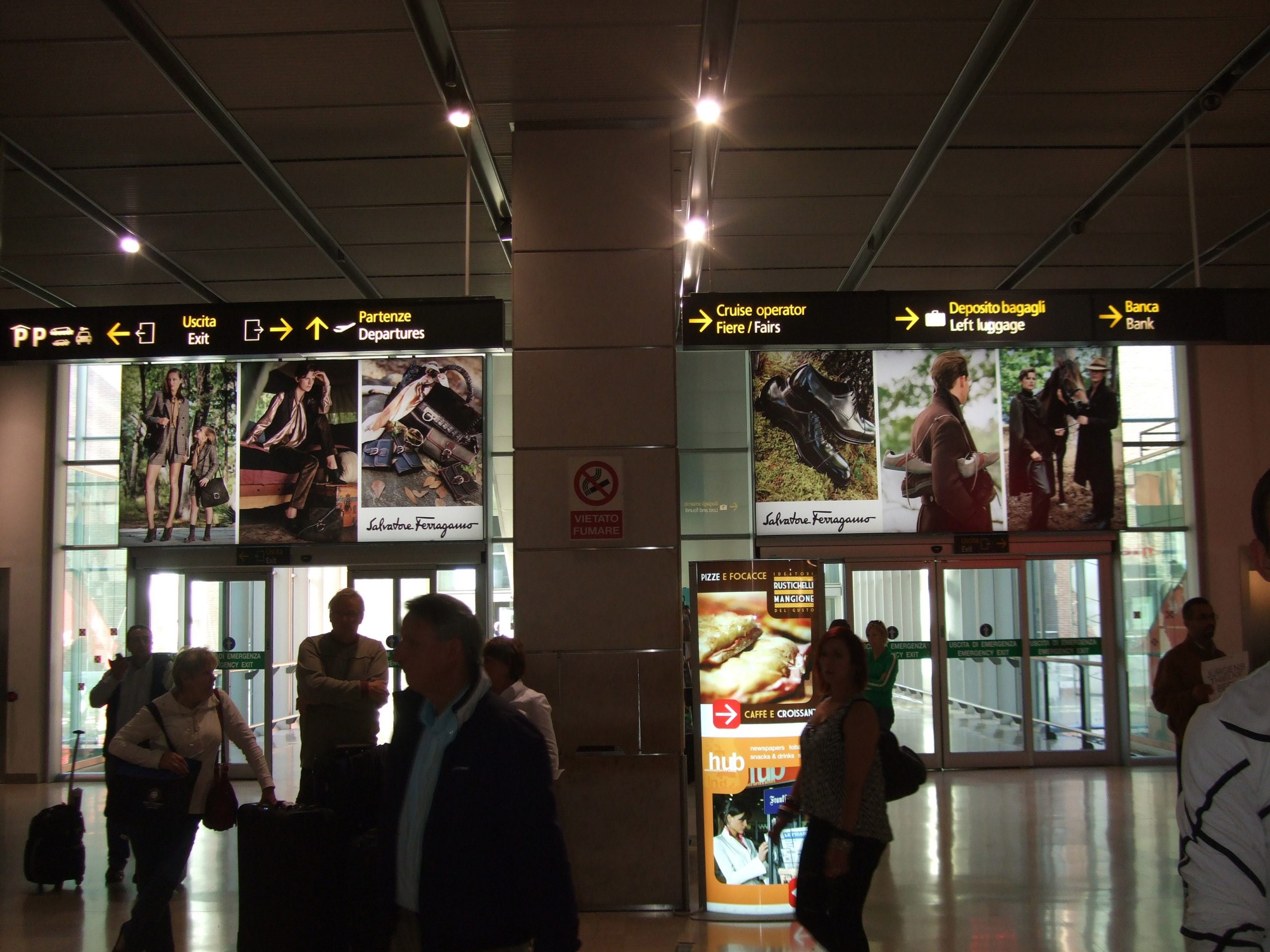 spazi pubblicitari in aeroporto a Venezia