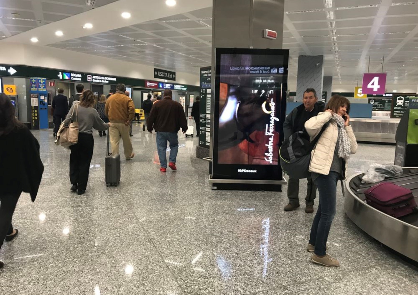 circuito digital in aeroporto